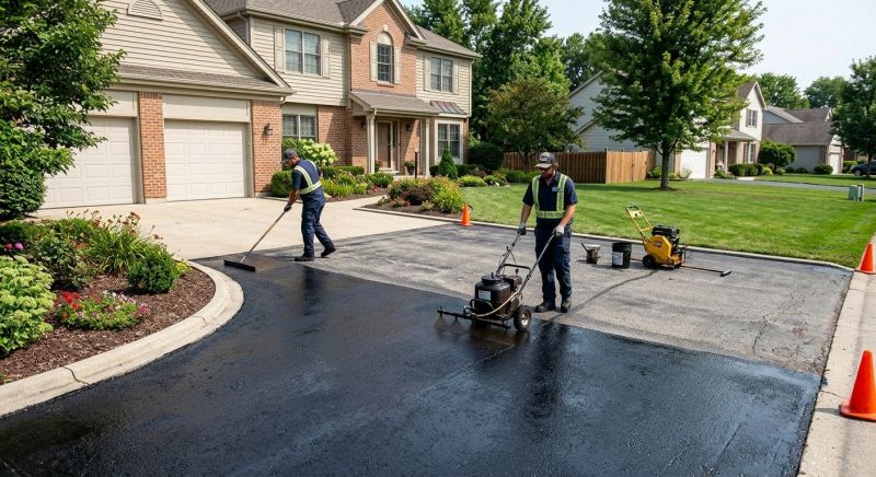 Asphalt Resealing in Grand Rapids, MI