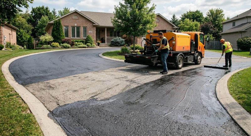 Driveway Slurry Sealing in San Antonio, TX
