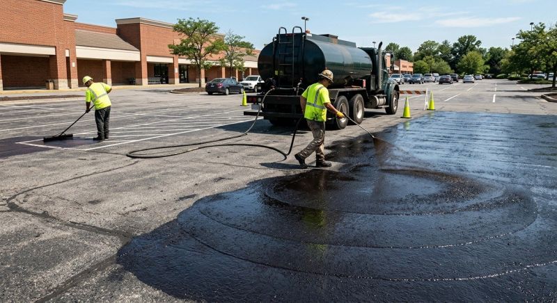 Parking Lot Sealcoating in Columbus, OH