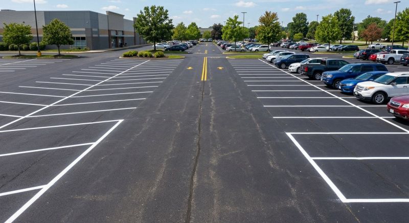 Parking Lot Painting in Lawrenceville, GA