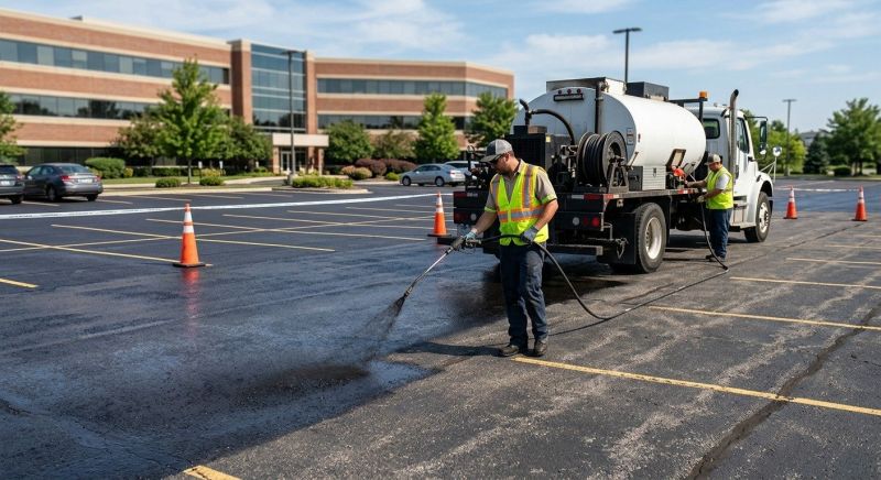 Parking Lot Sealcoating in Miami Dade County, FL